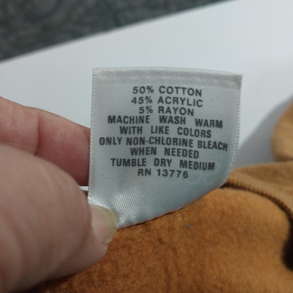 Hanes Her Way Brown Sweatshir Size XXL Vintage - Picture 8 of 8